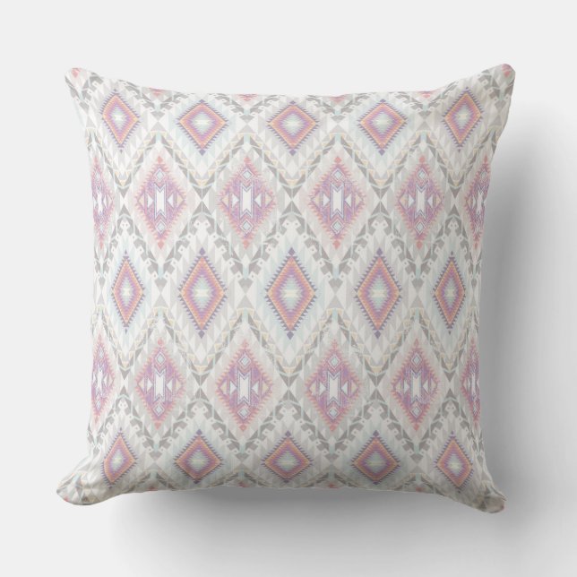 Abstract Geometric Aztec Pattern Kussen (Voorkant)