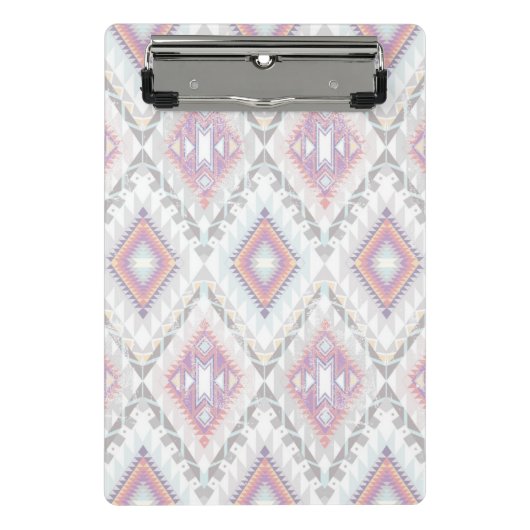 Abstract Geometric Aztec Pattern Mini Klembord (Voorkant)