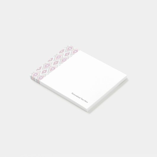 Abstract Geometric Aztec Pattern Post-it® Notes (Schuin)
