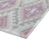 Abstract Geometric Aztec Pattern Snijplank (Hoek)