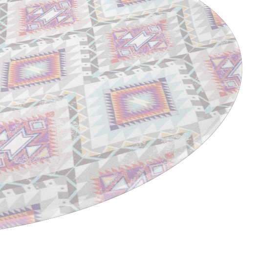 Abstract Geometric Aztec Pattern Snijplank (Hoek)