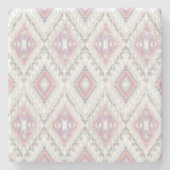 Abstract Geometric Aztec Pattern Stenen Onderzetter (Voorkant)