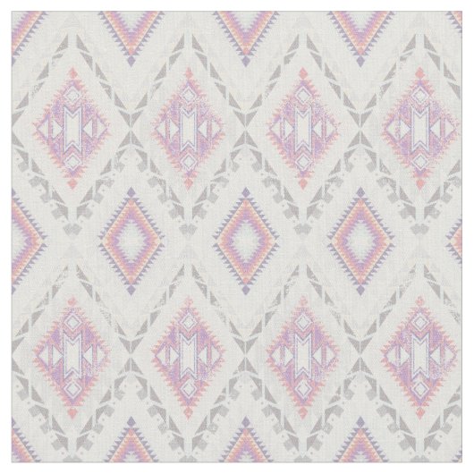 Abstract Geometric Aztec Pattern Stof (Close Up)