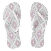 Abstract Geometric Aztec Pattern Teenslippers (Voetbed)