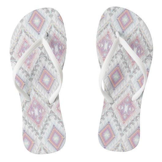 Abstract Geometric Aztec Pattern Teenslippers (Voetbed)