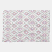 Abstract Geometric Aztec Pattern Theedoek (Horizontaal)