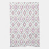 Abstract Geometric Aztec Pattern Theedoek (Verticaal)