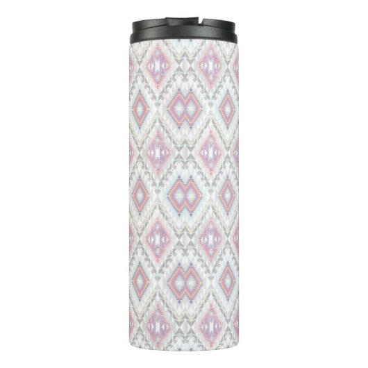 Abstract Geometric Aztec Pattern Thermosbeker (Achterkant)
