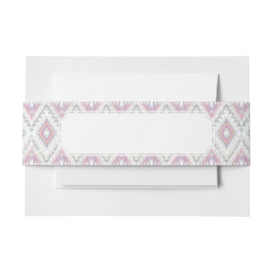 Abstract Geometric Aztec Pattern Uitnodigingen Wikkel