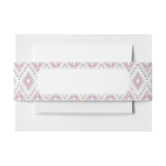 Abstract Geometric Aztec Pattern Uitnodigingen Wikkel (Voorkant Voorbeeld)