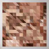 Abstract geometric background looks like stylized  poster (Voorkant)