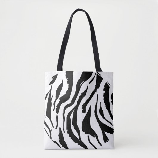 Abstract geometric background pattern. Trendy Mode Tote Bag (Voorkant)