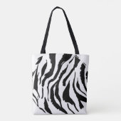 Abstract geometric background pattern. Trendy Mode Tote Bag (Achterkant)