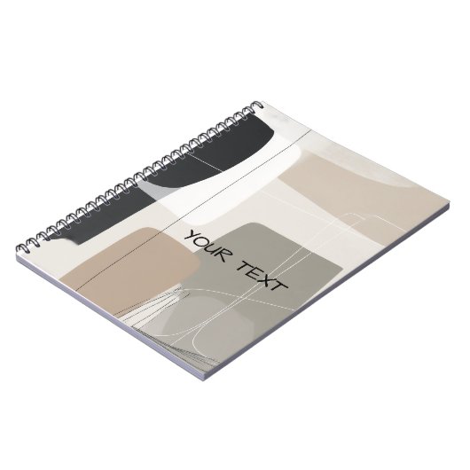 Abstract geometric boho contemporary Notitieboek (Linkerzijde)