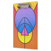 Abstract Geometric Circles Line Colorful Poster Klembord (Links)