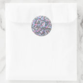 Abstract Geometric Circles Mandala Sticker (Tas)