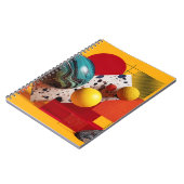 Abstract geometric colorful composition notitieboek (Linkerzijde)