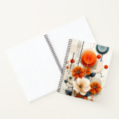 Abstract Geometric Floral Notitieboek (Binnen)