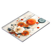 Abstract Geometric Floral Notitieboek (Linkerzijde)
