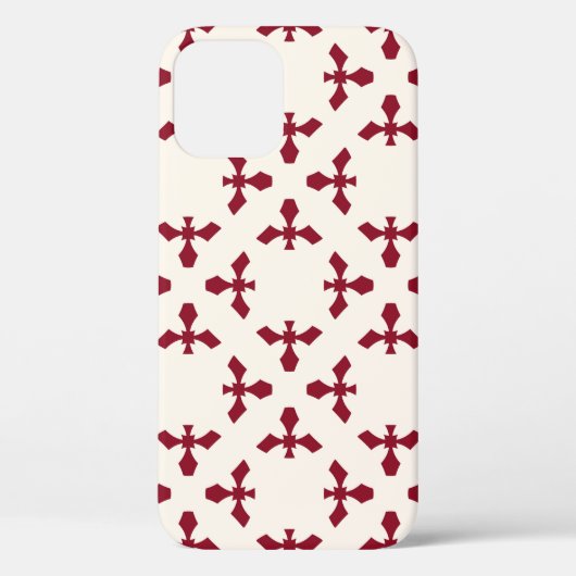 Abstract geometric floral pattern. Seamles Case-Mate iPhone Case (Achterkant)