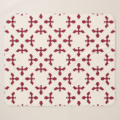 Abstract geometric floral pattern. Seamles Sherpa Deken (Voorkant (horizontaal))