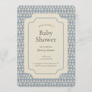 Abstract + Geometric Gender Neutral Blue Beige Kaart