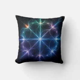 Abstract Geometric Glow Throw Pillow Kussen