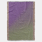 Abstract Geometric Gradient Checker Pattern 1278 Deken (Voorkant Verticaal)