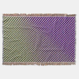 Abstract Geometric Gradient Checker Pattern 1278 Deken