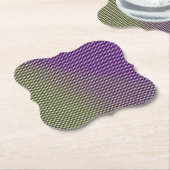 Abstract Geometric Gradient Checker Pattern 1278 Kartonnen Onderzetters (Gekanteld)