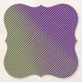 Abstract Geometric Gradient Checker Pattern 1278 Kartonnen Onderzetters (Voorkant)