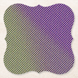 Abstract Geometric Gradient Checker Pattern 1278 Kartonnen Onderzetters