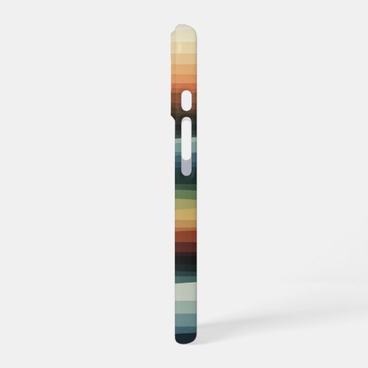 Abstract Geometric Hills iPhone 16 Hoesje (Linkerkant)