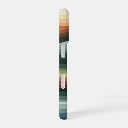 Abstract Geometric Hills iPhone 16 Hoesje (Rechterkant)