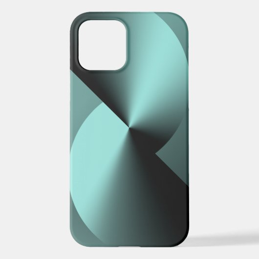 Abstract Geometric iPhone 12 Case Hoesje (Achterkant)