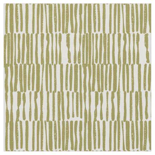 Abstract geometric lines olive green unique contem stof (Close Up)