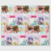 Abstract Geometric Low Poly Mosaic Cadeaupapier (Vlak)