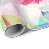 Abstract Geometric Low Poly Mosaic Cadeaupapier (Rol Hoek)