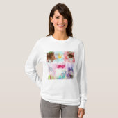 Abstract Geometric Low Poly Mosaic T-shirt (Voorkant volledig)