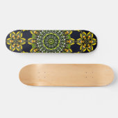 Abstract Geometric Mandala Art Design Persoonlijk Skateboard (Horizontaal)