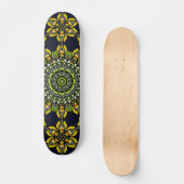 Abstract Geometric Mandala Art Design Persoonlijk Skateboard (Voorkant)
