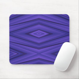 Abstract geometric mouse pad with a vivid purple  muismat