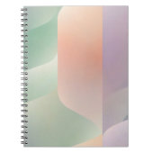 Abstract Geometric Notebook – Green Orange Purple  Notitieboek (Voorkant)