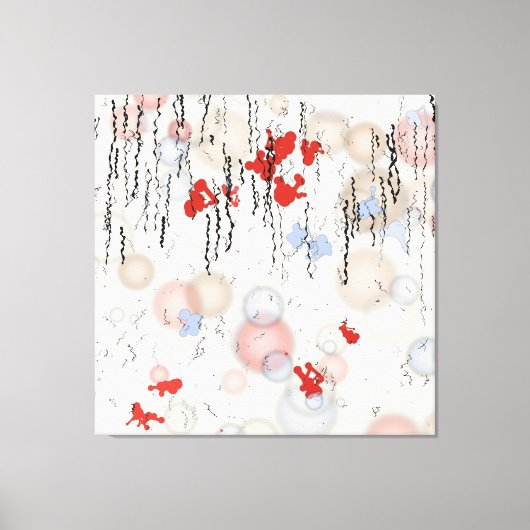 Abstract geometric painting  canvas afdruk (Voorkant)