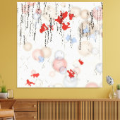 Abstract geometric painting  canvas afdruk (Insitu (Woonkamer))