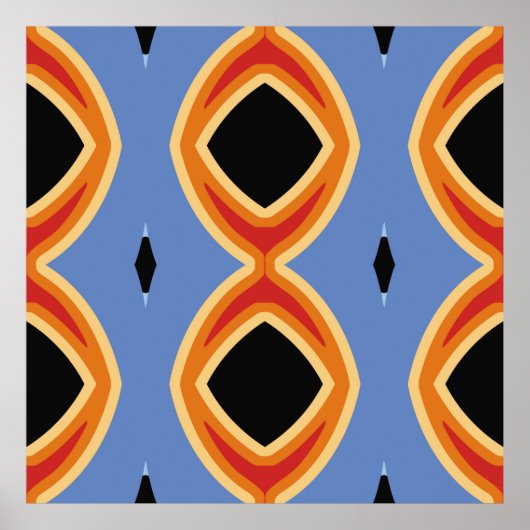 Abstract geometric pattern.abstract, background, m poster (Voorkant)