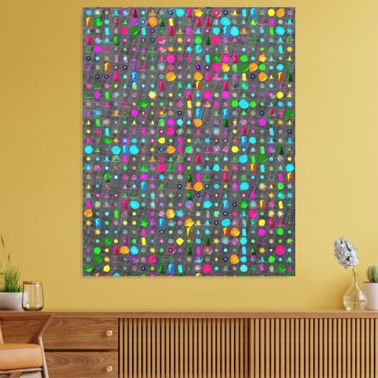 Abstract Geometric Pattern Canvas  (Insitu (Woonkamer))