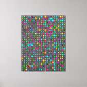 Abstract Geometric Pattern Canvas  (Voorkant)