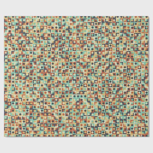Abstract Geometric Pattern generative computationa Cadeaupapier (Vlak)