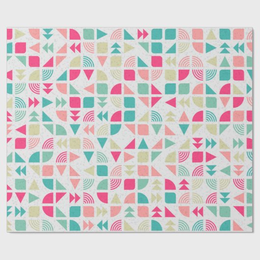 Abstract Geometric Pattern generative computationa Cadeaupapier (Vlak)